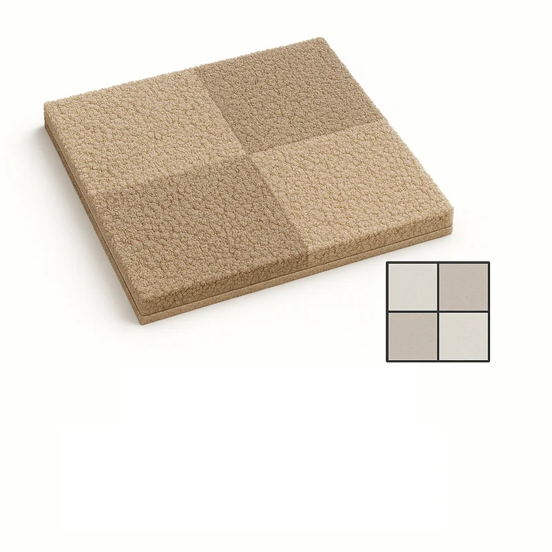 Carpet Tile with easy installation and replacement - professional installation in Metro Detroit home